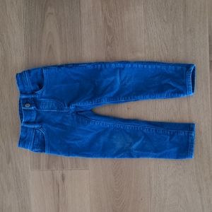 Vivid Blue Corduroy GAP Pants Size 4 Slim